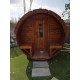 Sauna nórdica 195x250 en Avet tractat Thermowood