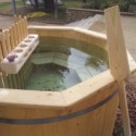 Bañera nórdica D190 de madera de Alarce